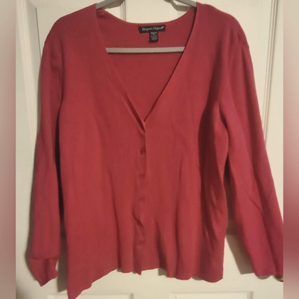 Designer's Originals cardigan sweater 1X